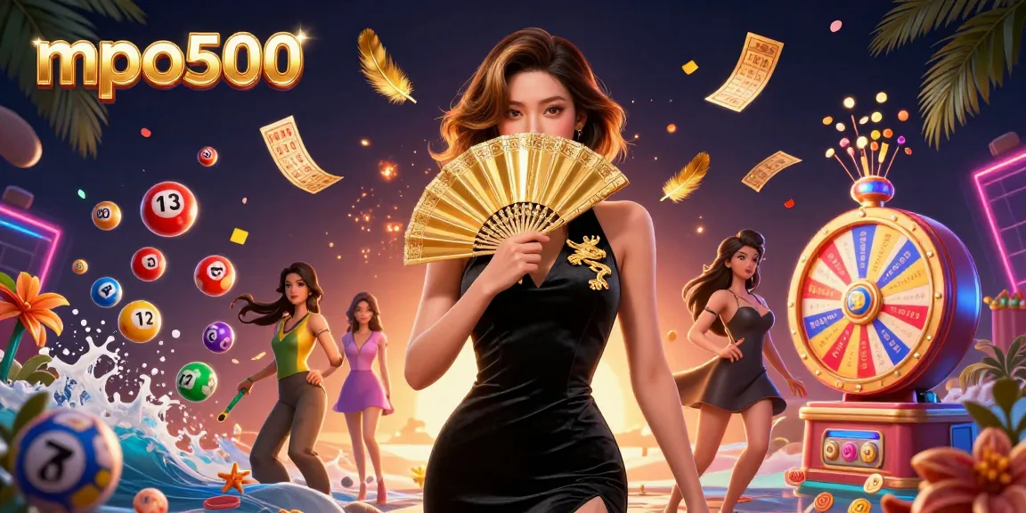 Experience thrilling gameplay at mpo500 with vibrant lottery elements and an elegant casino atmosphere.