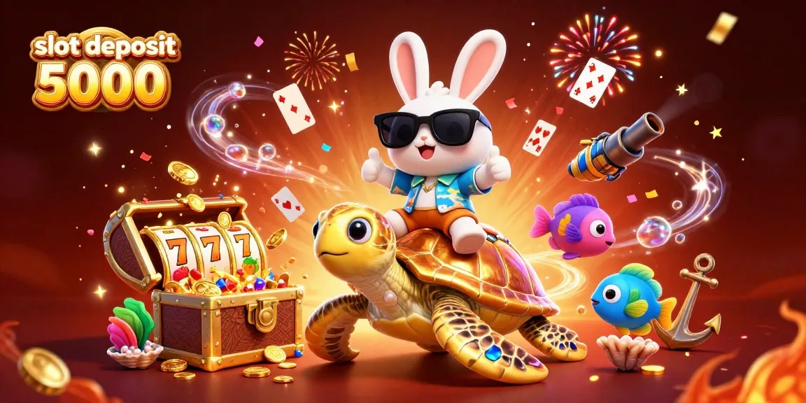 Engage with slot deposit 5000 for an exciting casino experience filled with vibrant 3D characters and dynamic scenes.
