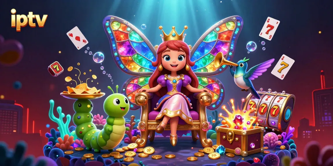 Experience immersive iptv entertainment with vibrant casino elements and dynamic characters!