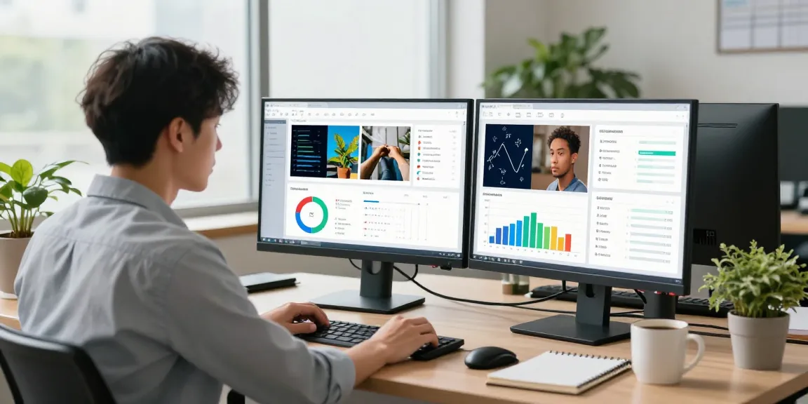 Analyze images with the innovative ai image checker in a modern workspace.