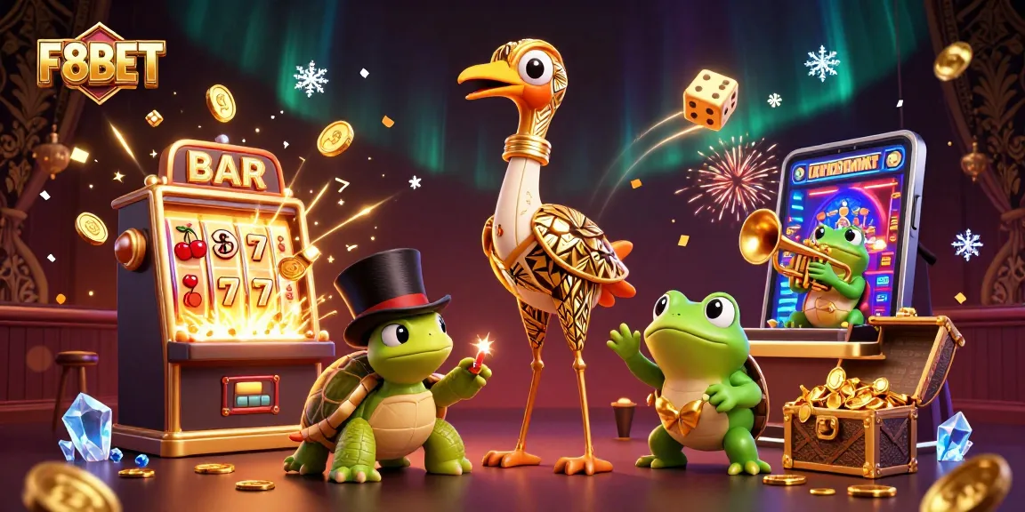 Experience F8BET's vibrant casino offerings with lively 3D characters and jackpot excitement.