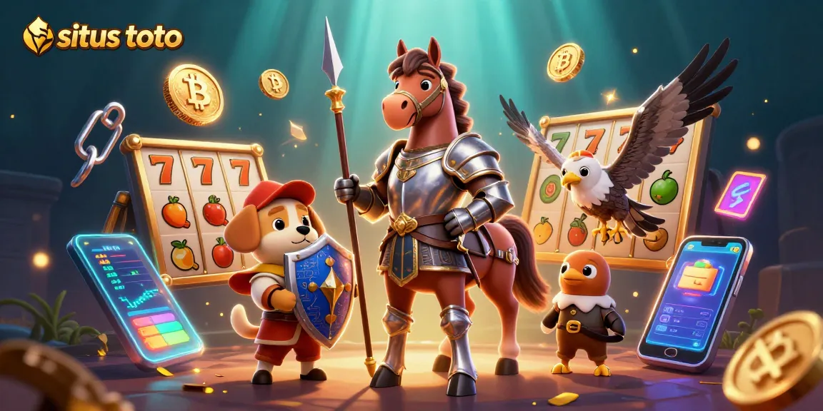 Engage in immersive games at situs toto with slot reels and vibrant prizes all around.