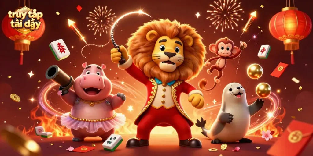 Experience thrilling action as you truy cập tại đây for live casino games with vibrant characters and festive elements.
