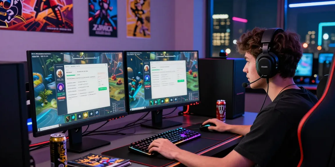 Exciting gaming registration setup showcasing raja328 daftar actions in a vibrant studio.