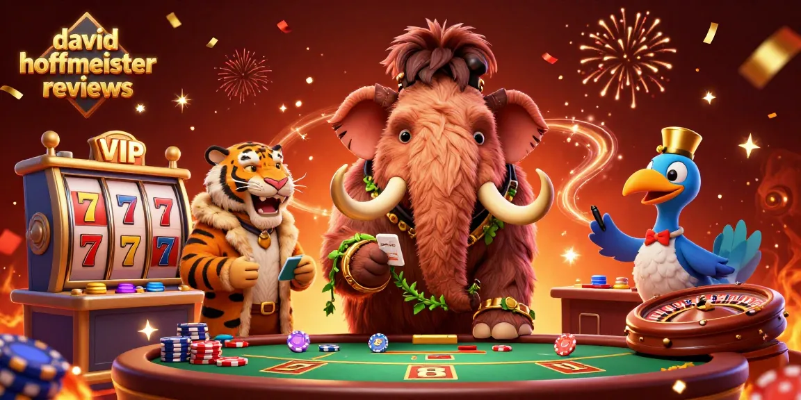 Experience the lively atmosphere of david hoffmeister reviews with charming casino characters and vibrant gaming elements.