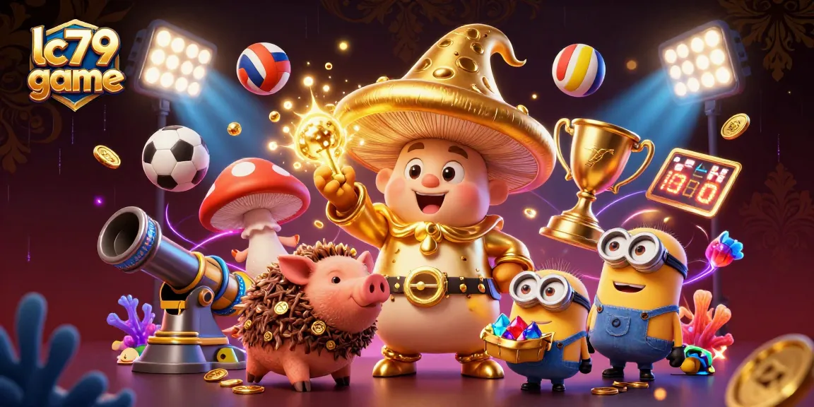 Chơi game lc79 cùng những sinh vật biển và hiệu ứng ánh sáng tuyệt đẹp.