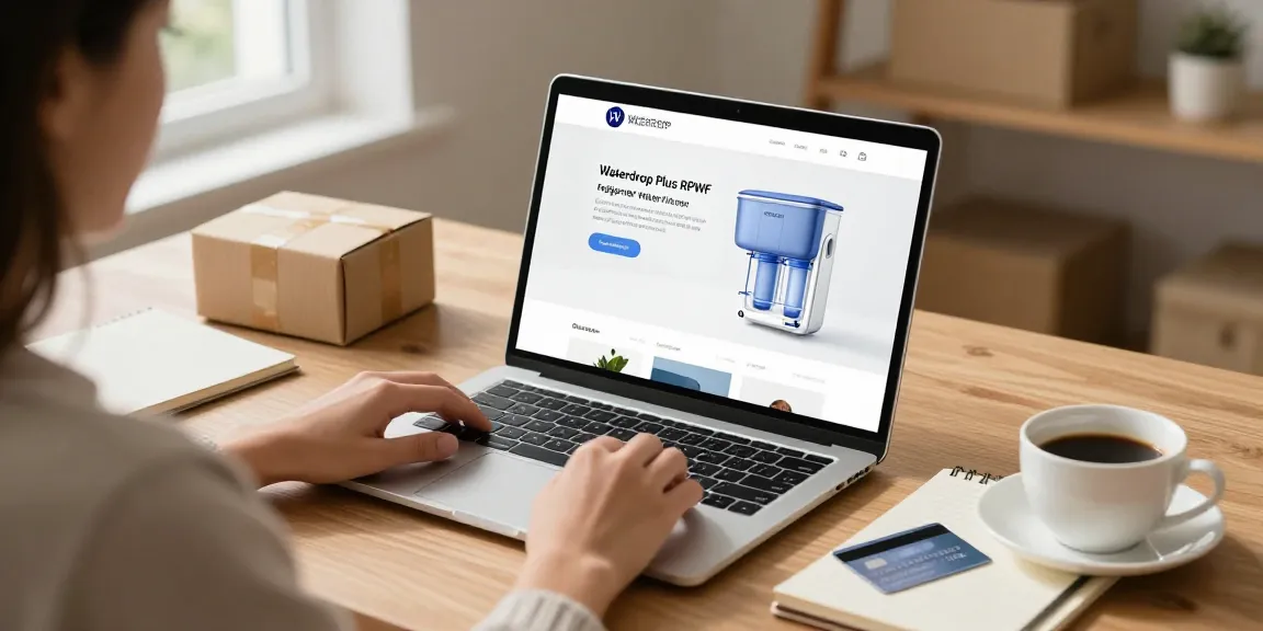 Waterdrop Plus RPWF Refrigerator Water Filter review for online shopping, showcasing the best deals in the e-commerce marketplace.