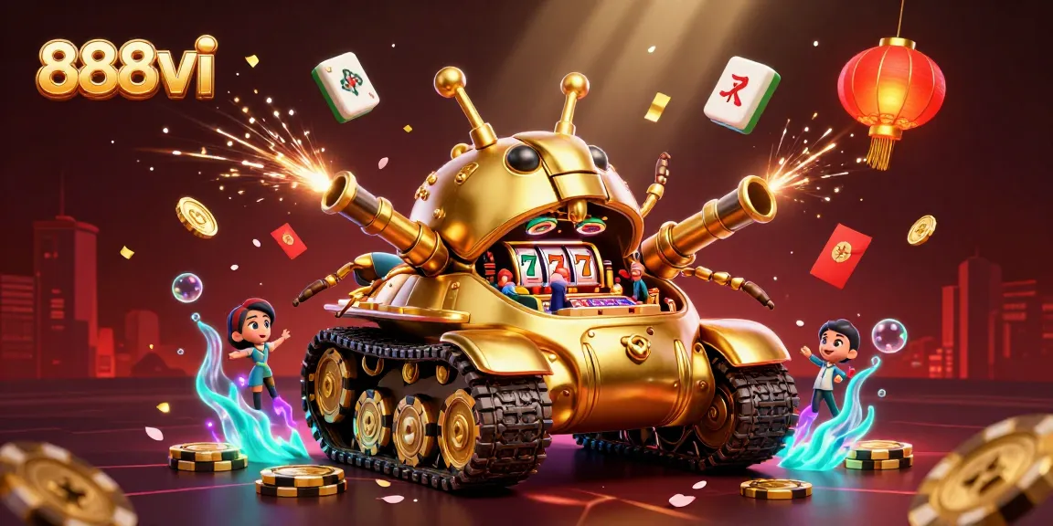Experience the dynamic world of 888vi with vibrant casino scenes filled with luck and excitement.