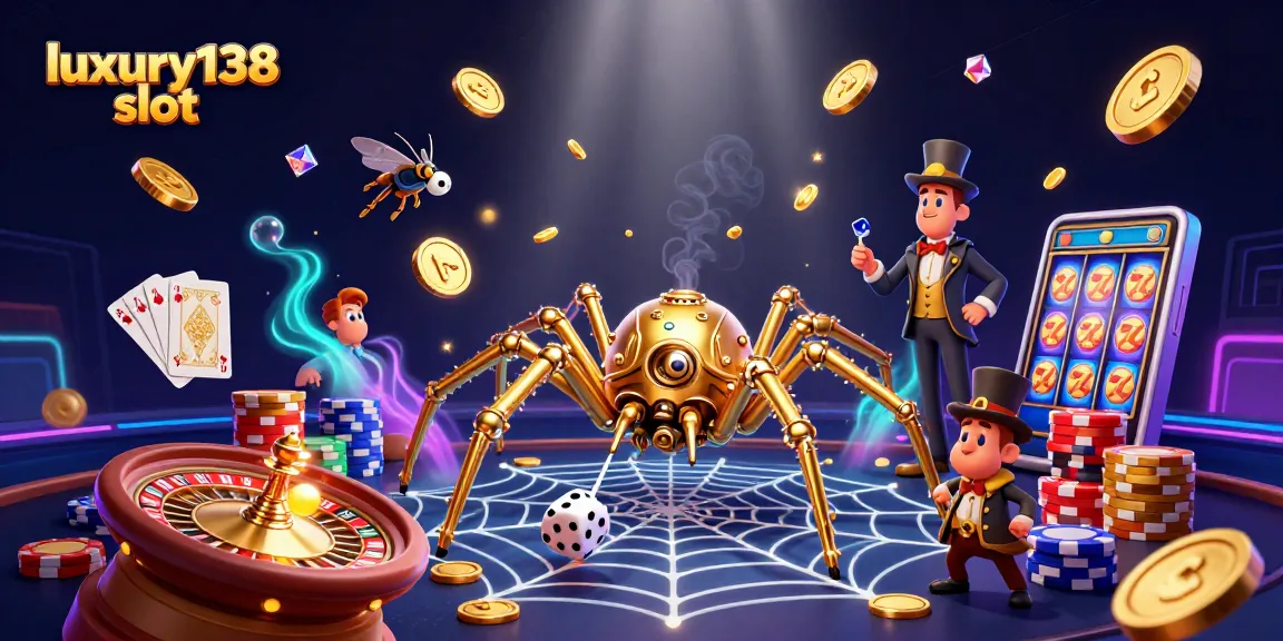 Experience the thrill of luxury138 slot with exciting reels and stunning golden win elements.