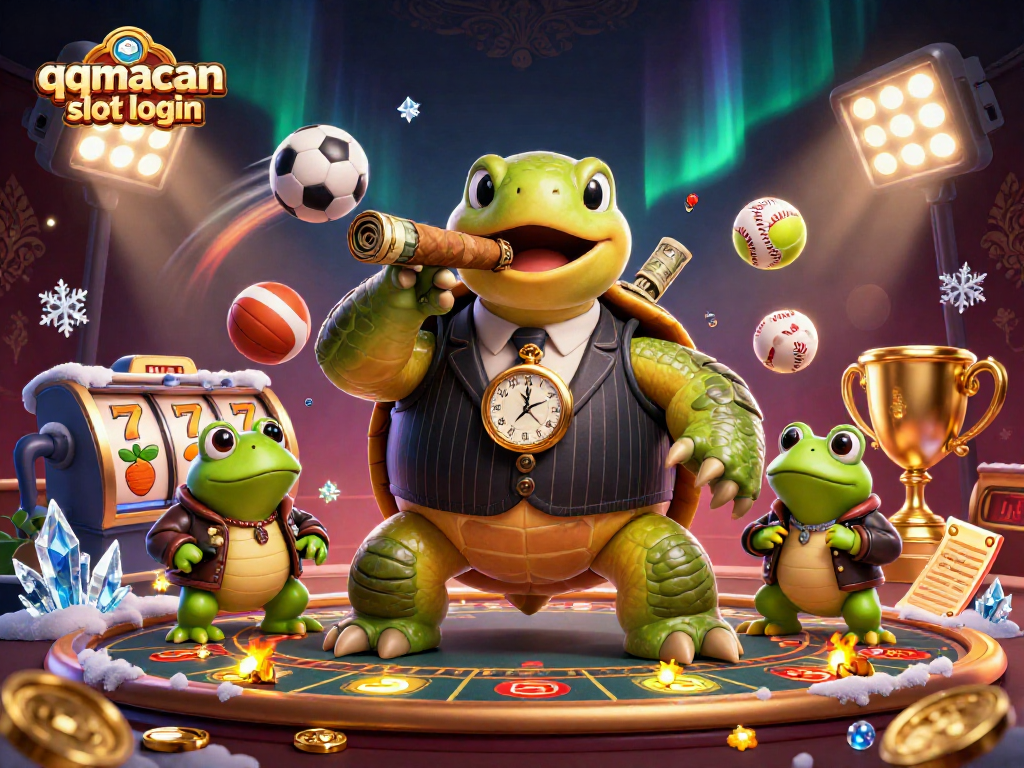 Experience thrilling moments with qqmacan slot login in this vibrant casino scene.