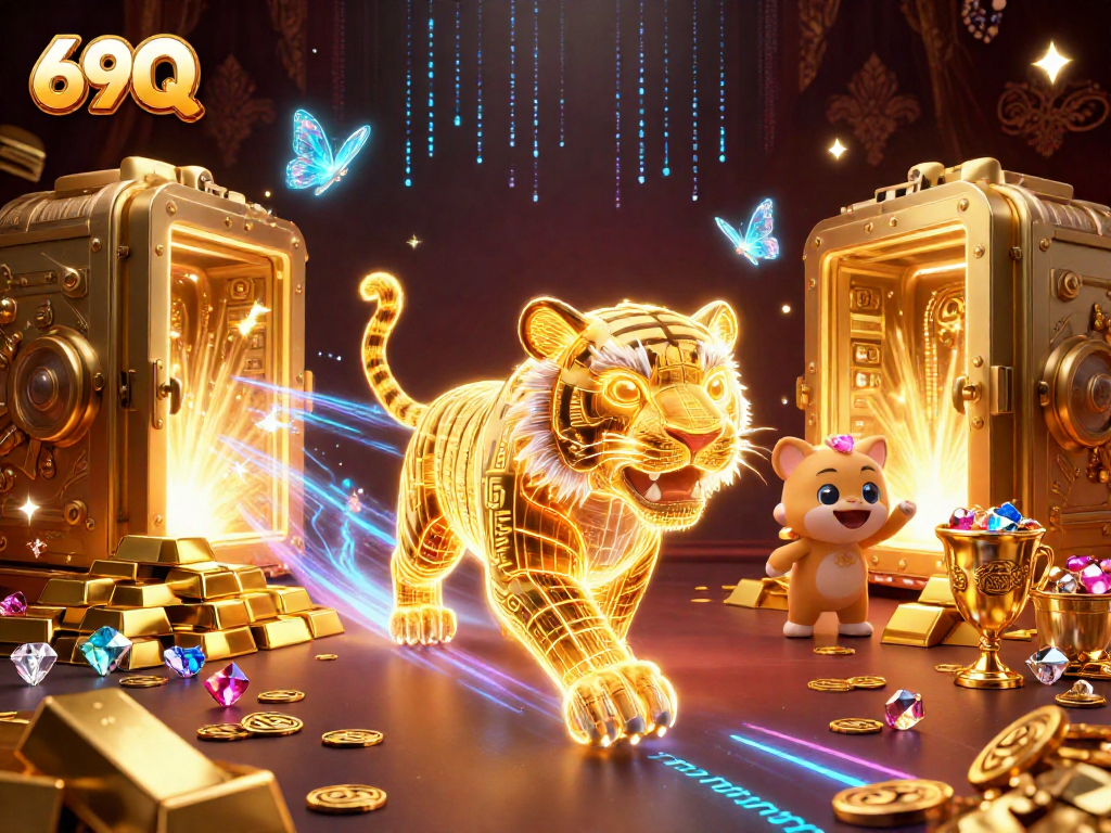 Acelere suas vitórias com 69Q: tigre dourado em cassino digital rico em tesouros.