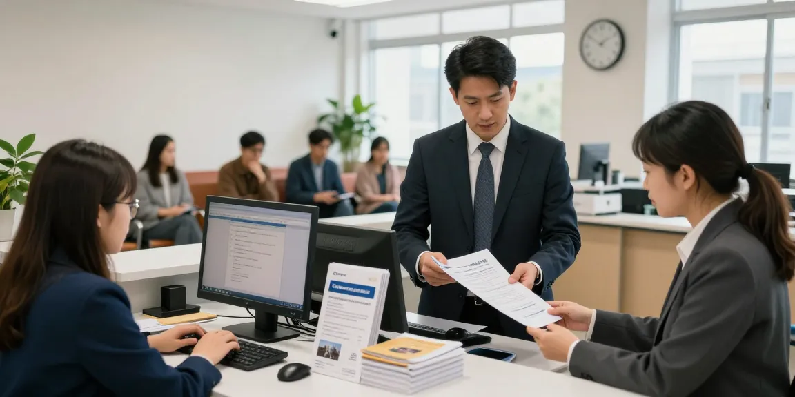 Get your government document from rtps 4 at a busy service office with staff assisting citizens