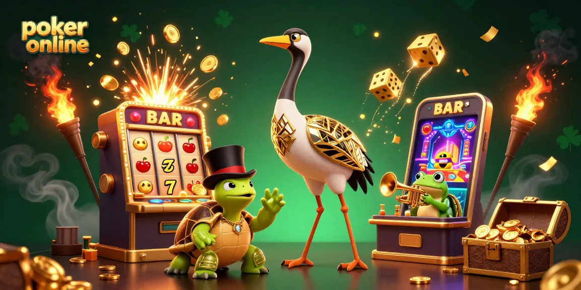 Jouez au poker en ligne avec des personnages animés dans un décor captivant.