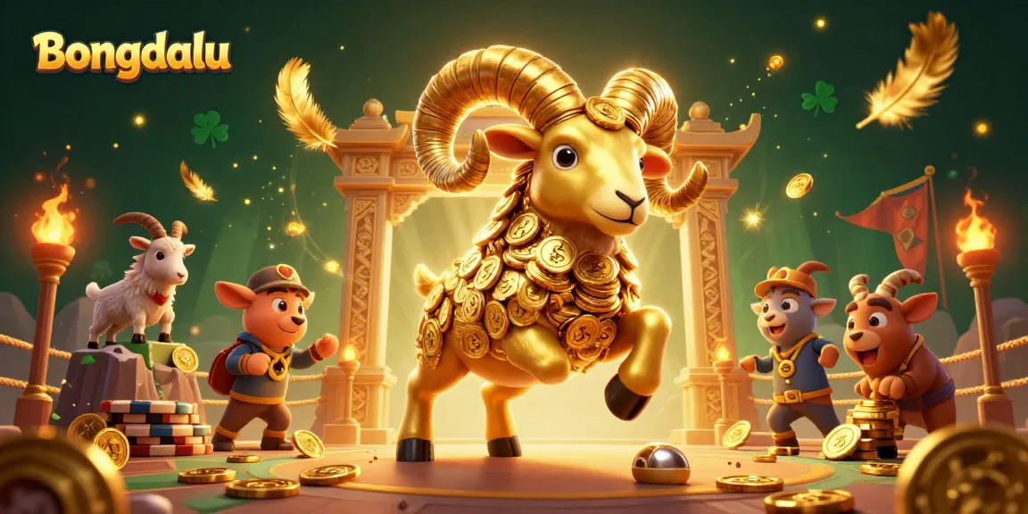 Bongdalu showcases a vibrant sports betting scene with gold coins and dynamic betting elements.