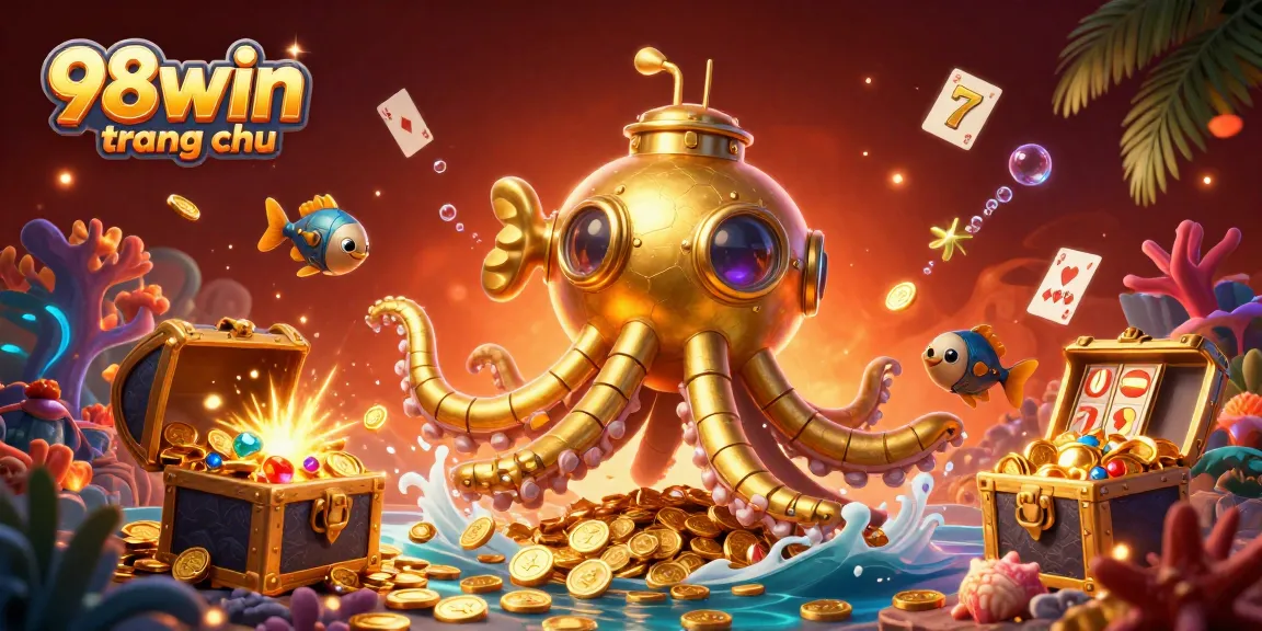 Engage with 98win trang chu for thrilling adventures in a vibrant underwater casino world.