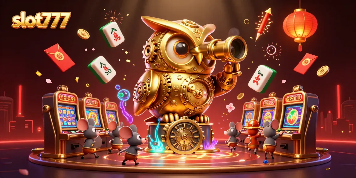 Experience slot777 gameplay with immersive 3D elements in a vibrant casino scene.