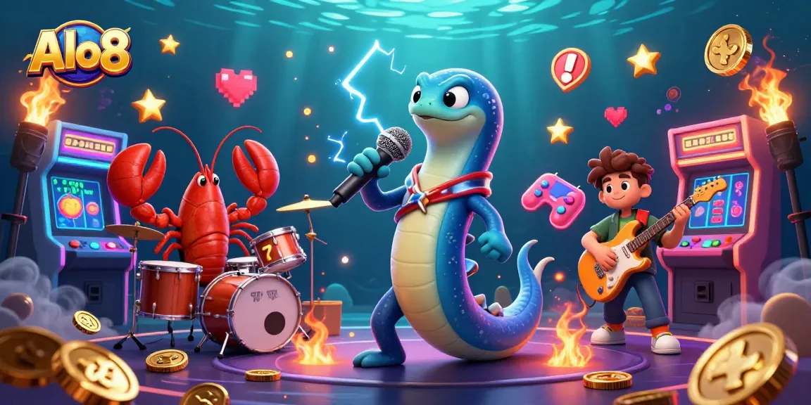 Alo8 showcases immersive underwater casino fun with vibrant 3D characters and engaging gambling elements.