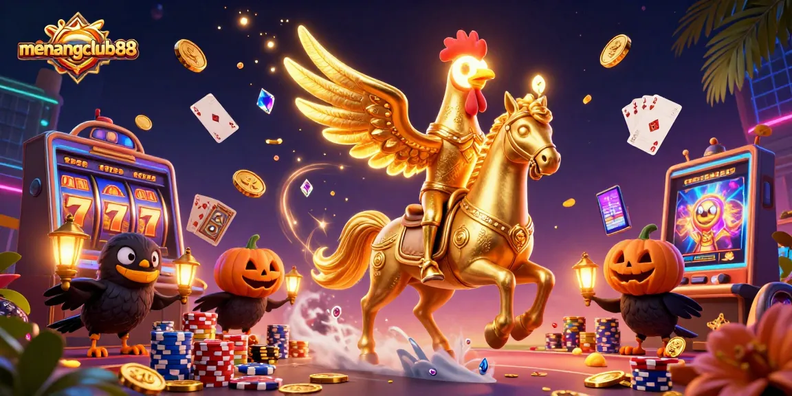 Experience winning at menangclub88's exciting casino with vibrant slot machine thrills and captivating visuals.