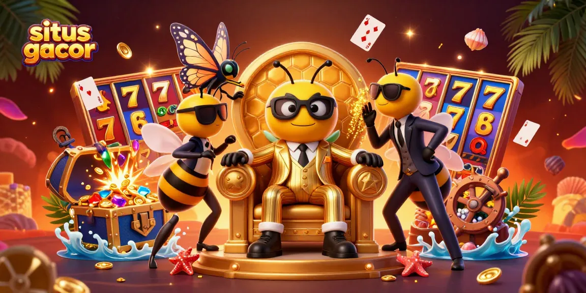 Experience winning games on situs gacor with vibrant 3D cartoon characters and dynamic slot elements.