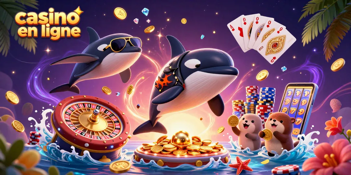 Découvrez l'excitation des jeux avec casino en ligne mettant en avant des personnages dynamiques et des éléments de casino.