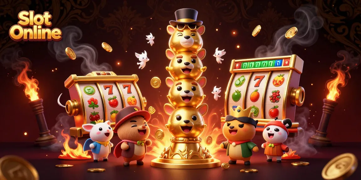 Experience thrilling Slot Online gameplay with dynamic symbols and a captivating casino atmosphere.
