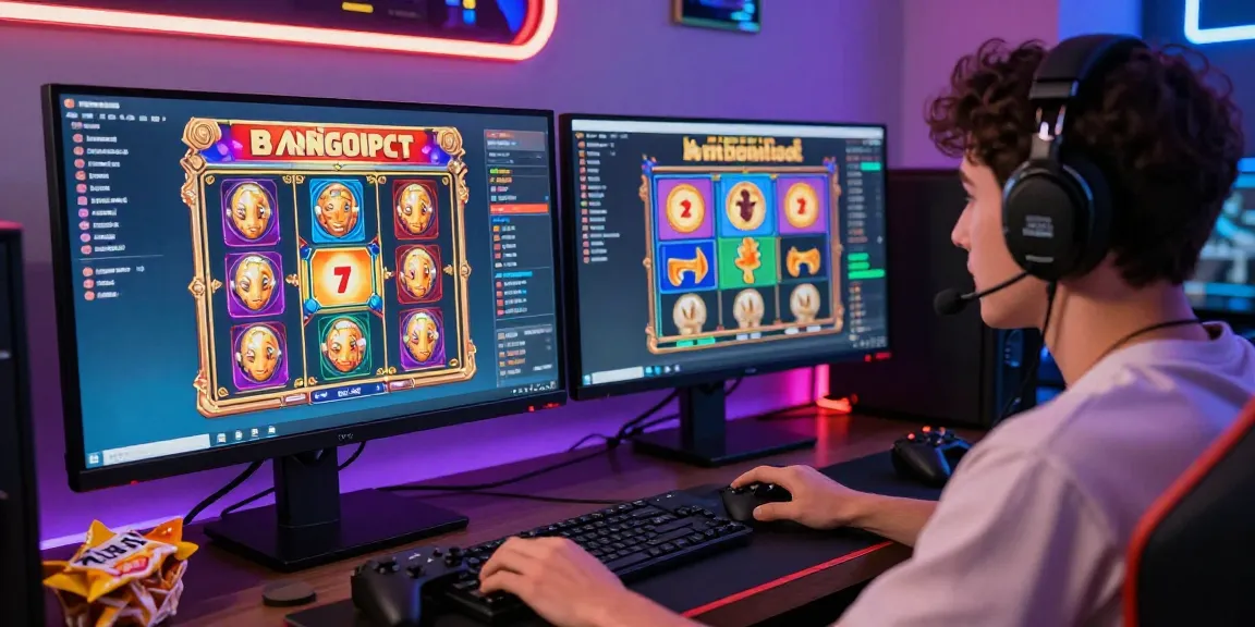 Exciting slot depo 1000 gaming setup with colorful visuals and engaging atmosphere