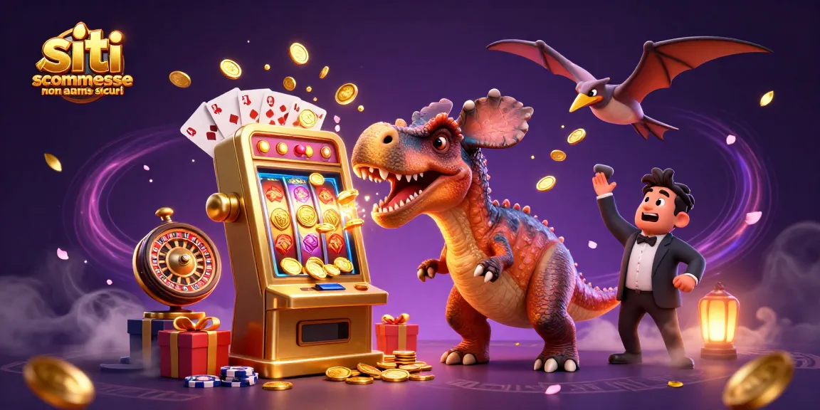 Scopri i siti scommesse non AAMS sicuri con un'emozionante scena di gioco d'azzardo.