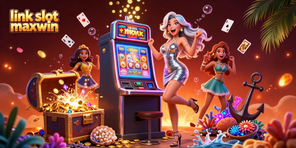 Rasakan kegembiraan link slot maxwin dengan perayaan jackpot yang menakjubkan di sebuah arena kasino yang dinamis.